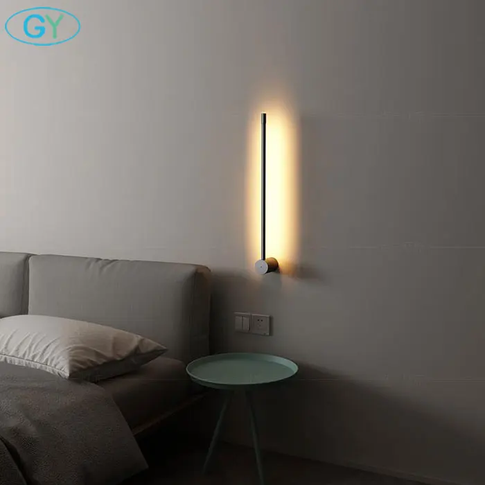 Длинный светодиодный настенный светильник для помещений настенная Светодиодная лампа бра лампа для спальни гостиной лестницы зеркало