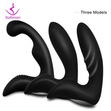 Masseur de Prostate «C» pour homme et femme, vibrateur Anal en Silicone, jouets sexuels pour Couples adultes, masturbateur