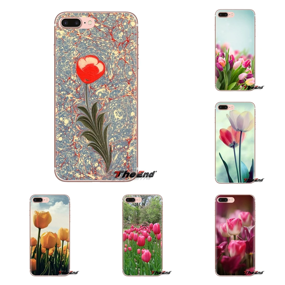 Тюльпан иллюстрация цветы для LG G3 G4 мини G5 G6 G7 Q6 Q7 Q8 Q9 V10 V20 V30 X Мощность 2 3 K10 K4 K8 2017