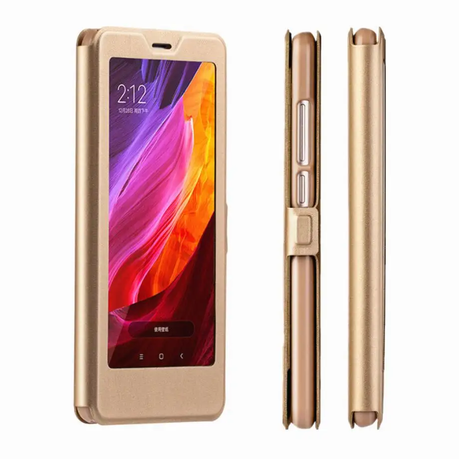 Original For xiaomi Redmi Note 7 Flip phone case protective Note7 leather cover Window Style | Мобильные телефоны и