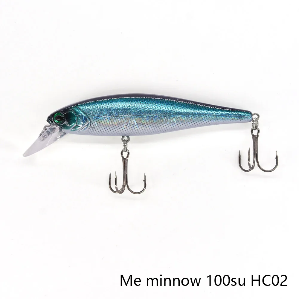 MAKEBASS Jerkbait гольян подвесной рыболовные приманки 3.9in/0,58 oz искусственные жесткие приманки рыболовные снасти для профессиональных рыболовов - Цвет: Meminnow100suHC02