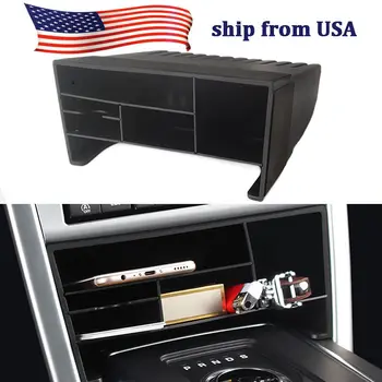 

BBQ@FUKA 1pc For Land Rover Discovery Sport 2015-2018 Central Console Multifunction Storage Box Car Organizer Accessories Black