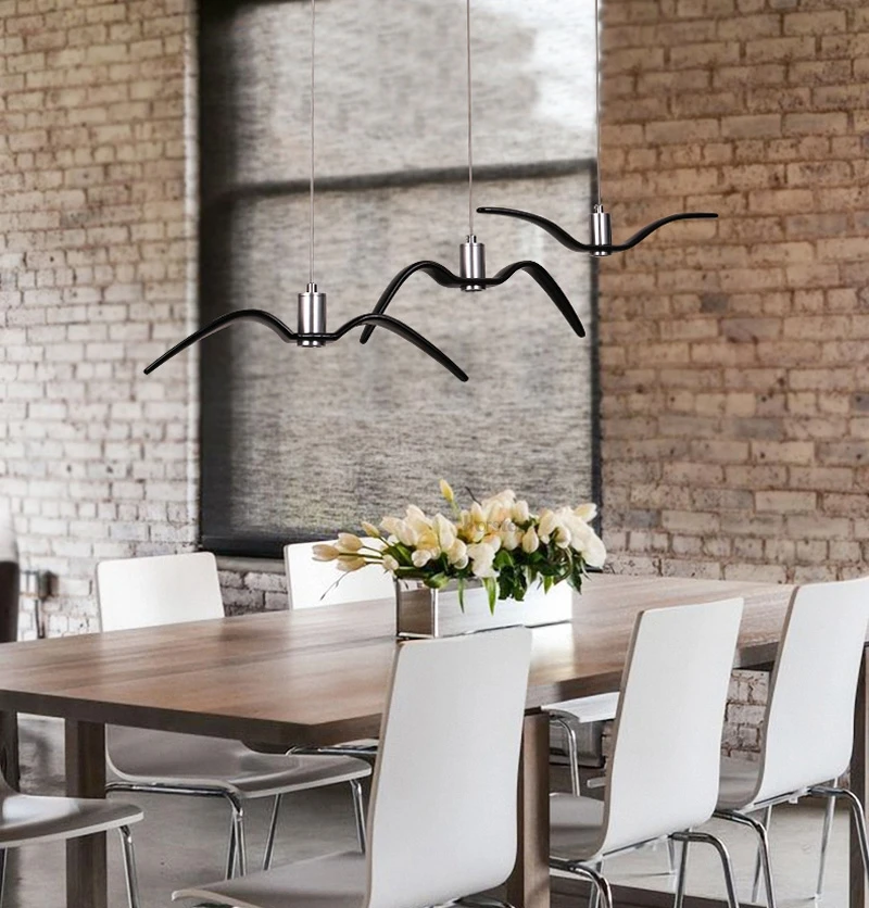 Horsten Nordic Modern Creative Sea Gull Pendant Lights Personality Seagull Pendant Lamp For Bedroom Dining Room Bar Restaurant (10)
