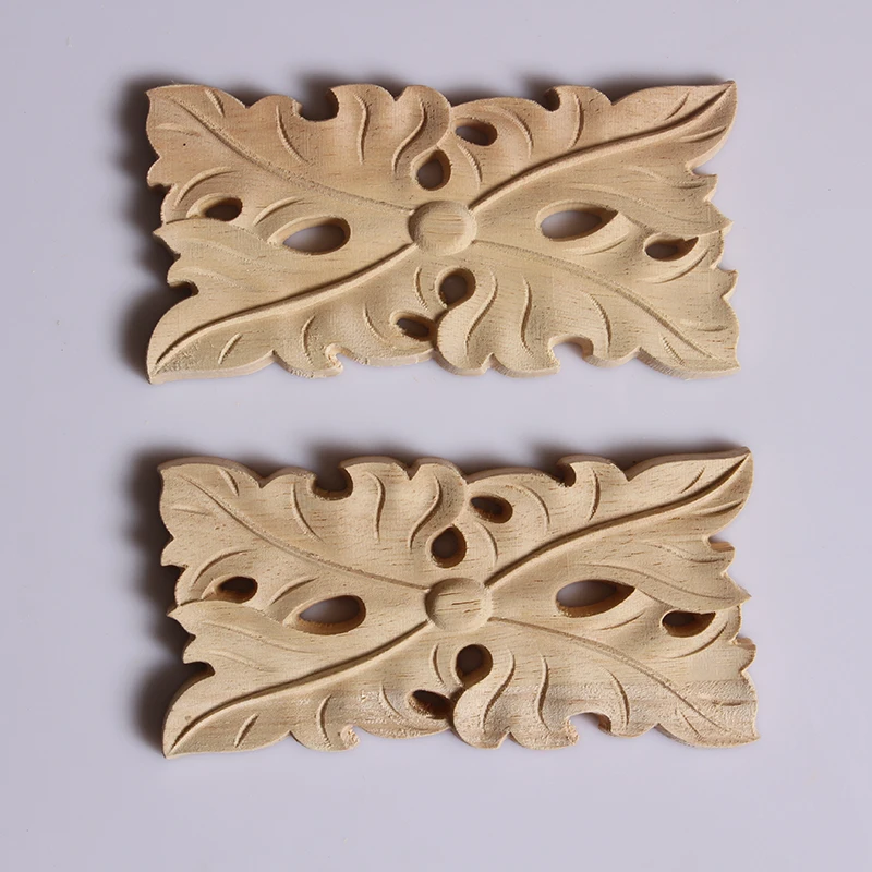 YUNA 2017 new wood carving angle stickers vase furniture wood carving