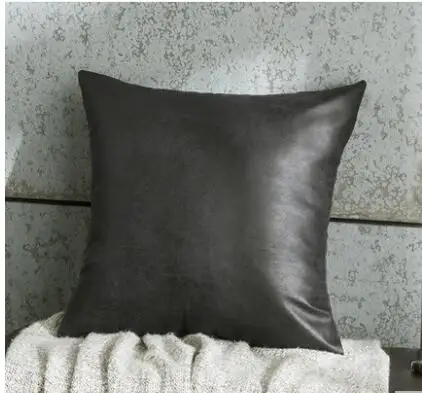 Наволочка для подушки из искусственной кожи, кожаная наволочка для дивана в скандинавском стиле