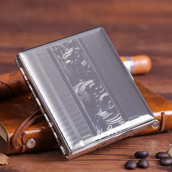 

Cigarette Box Metal Etuis A Cigarettes Sigarette Box Sigarettenkoker Cigarette Box 20pcs