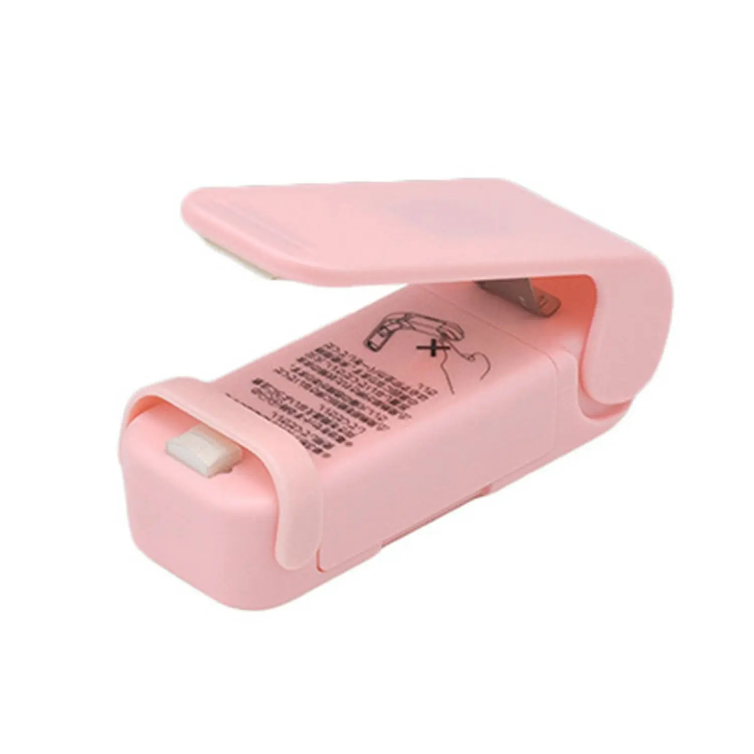 Горячие Зажимы Ручной мини электрический QuickDone вакуумный упаковщик пищевых продуктов пластиковый пакет тепло запечатывания закуски упаковщик машина - Цвет: Pink