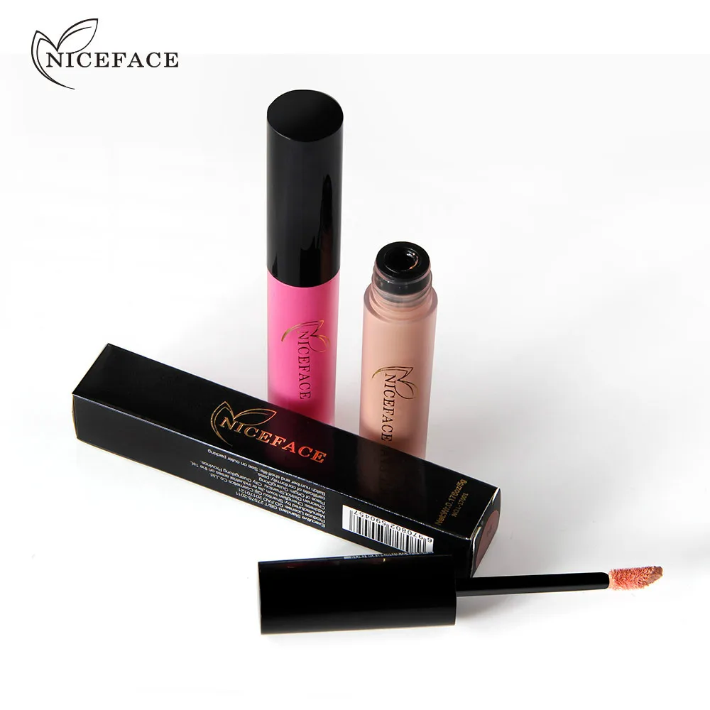 Помада Nice Face Brand 26 цветов татуажная помада Maquillage batom liquido mate нюдовая жидкий блеск