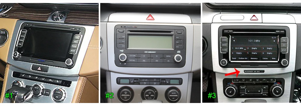 Cheap Sinosmart Android 8.1 Car GPS Navigation for Volkswagen Magotan 2012-2016  Radio 2din 2.5d IPS Screen 12