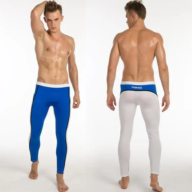 Boer men lost tight fitting long Johns, low rise tights