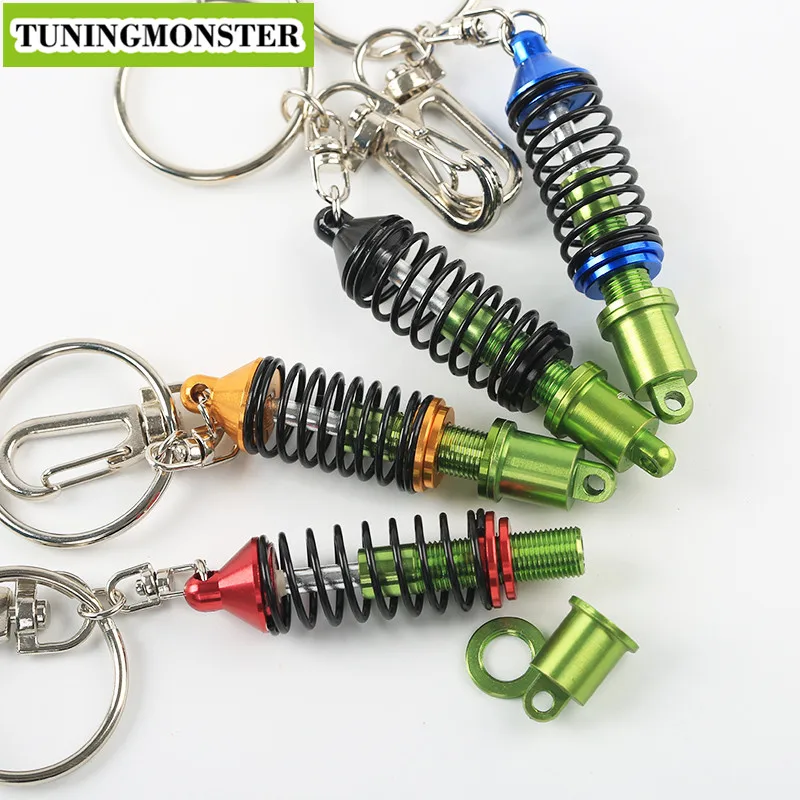 

TUNINGMONSTER 1PCS Adjustable Coilover Shock Absorber Damper Suspension Car keychain keyring keyfob Key Chain Ring Accessories