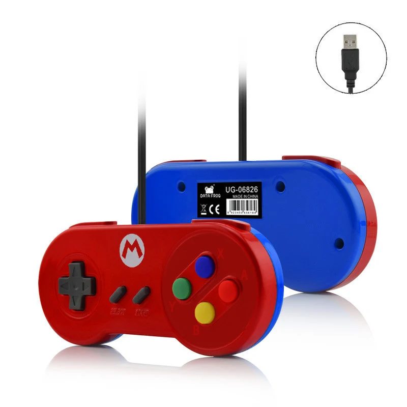 

Custom Game Controller 3 Color Wired USB Gamepad Joystick For 8 Bit Games For PC&Mac For Windows 7/10