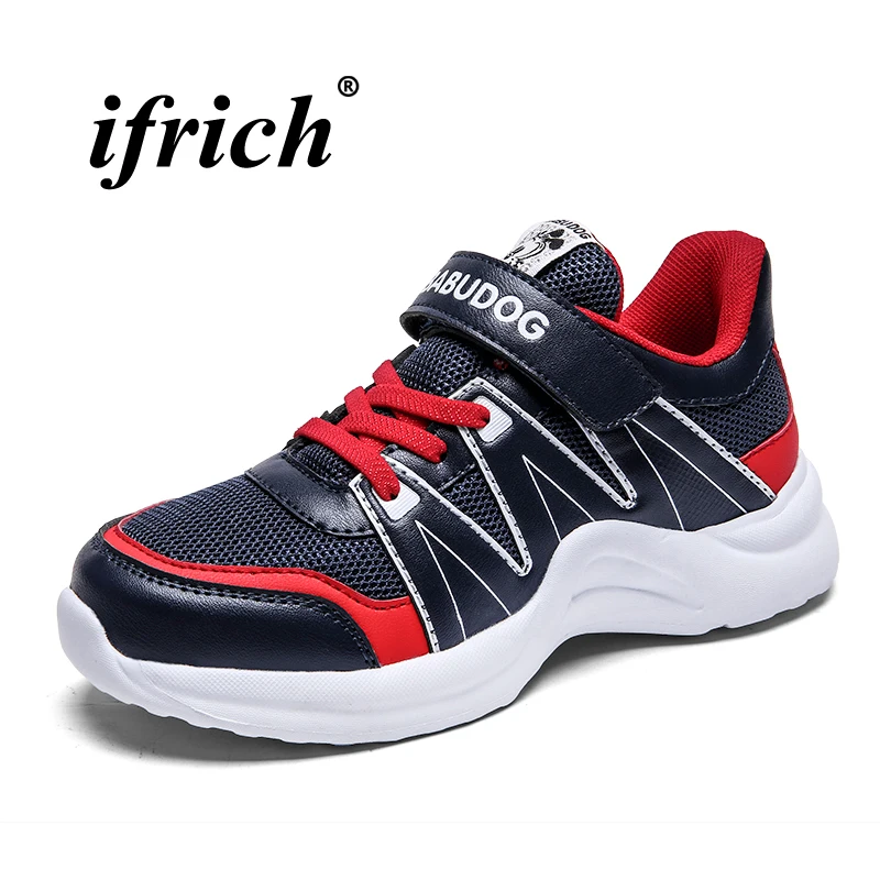

Boys Running Shoes Black Dark Blue Kids Boys Brand Trainers Spring Autumn School Shoes for Boys Breathable Non Slip Sneakers