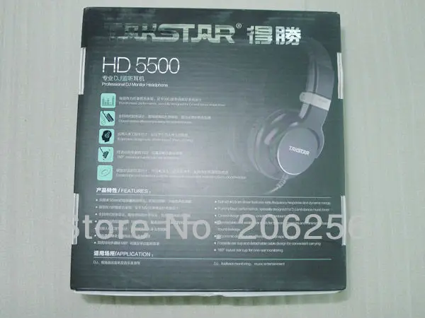 Горячие Takstar HD-5500 Hi Fi динамические стерео-наушники профессиональный аудио мониторинг для ПК DJ музыкальная студия 3,5 мм разъем