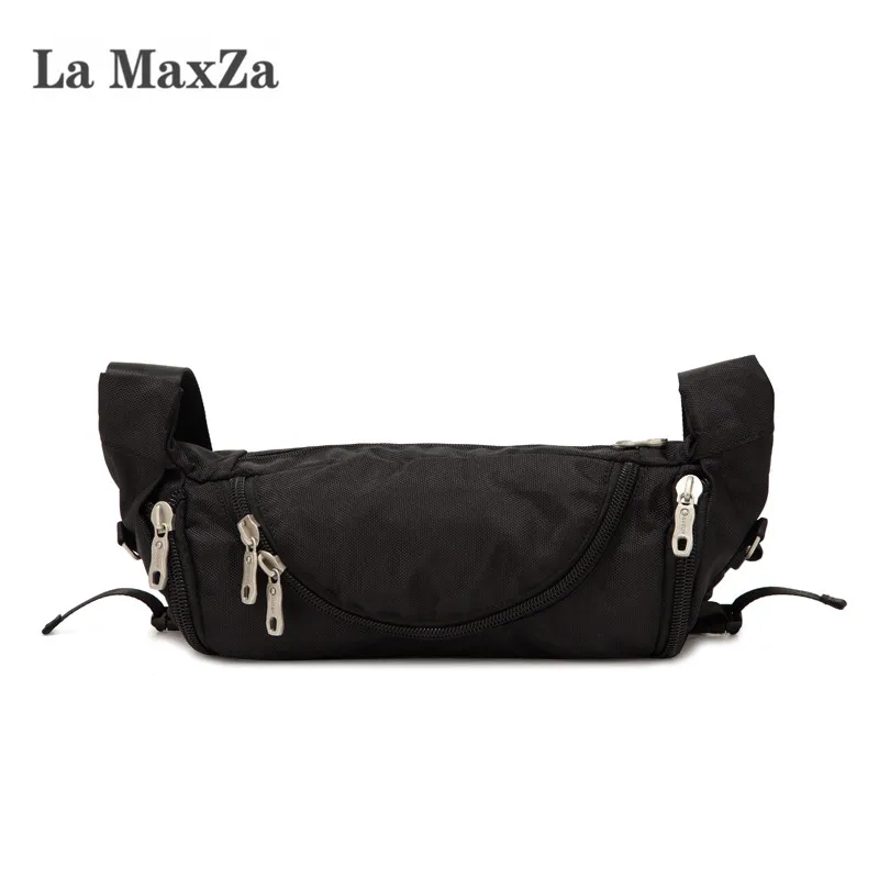 

La Maxza Simple Fashion Men's Messenger Bag Multifunctional Casual Pocket free shipping LJX-18