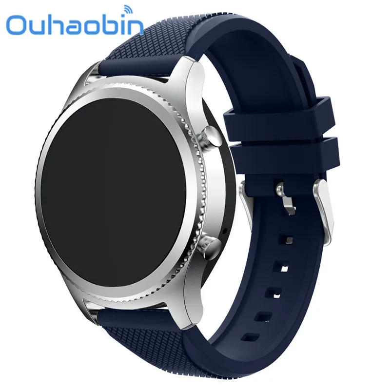 Ouhaobin 135-245 мм Модный спортивный силиконовый браслет ремешок для samsung gear S3 Frontier Gfit oct 11 Прямая поставка