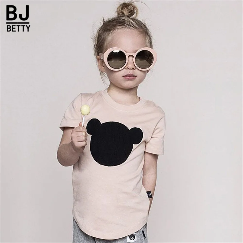 

2018 New Cute Infants Baby Boys Girls Kid Clothes Summer Short Sleeve Cotton T-shirt Outfits BBT009