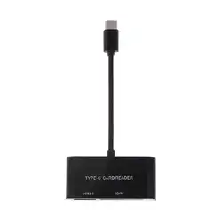 USB 3,1 type-C к USB 2,0 OTG SD Micro SD TF считыватель карт памяти комбинированный адаптер