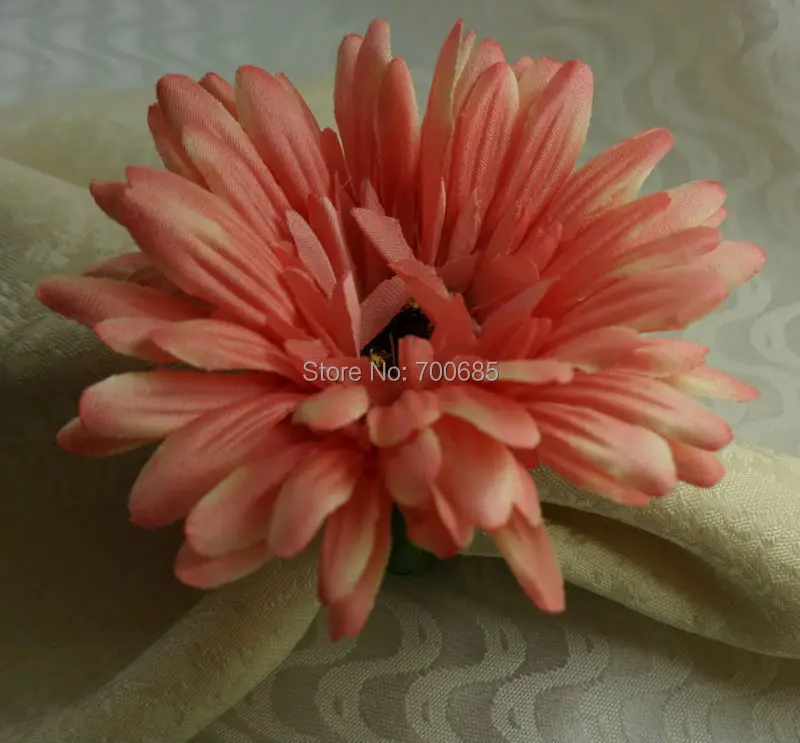 Искусственный шелк цветок кольцо для салфеток, украшения свадьбы держатель для салфеток