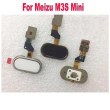 Sensor de Huellas Dactilares de calidad superior Touch ID Para Meizu m3 Hogar botón de la Llave Flex Cable Repuesto Para Meizu M3 Mini Celular teléfono