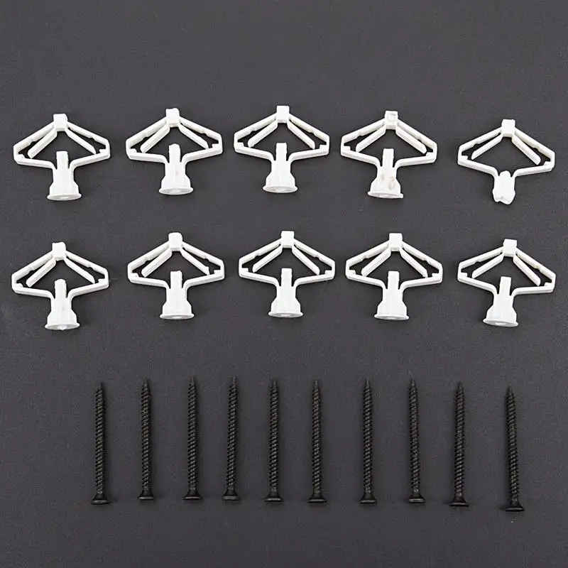 

10 Piece Set 3.5 x 50 Aircraft Expansion Tube Hollow Wall Curtain Gypsum Board Expansion Screw Anchor Bolt Up