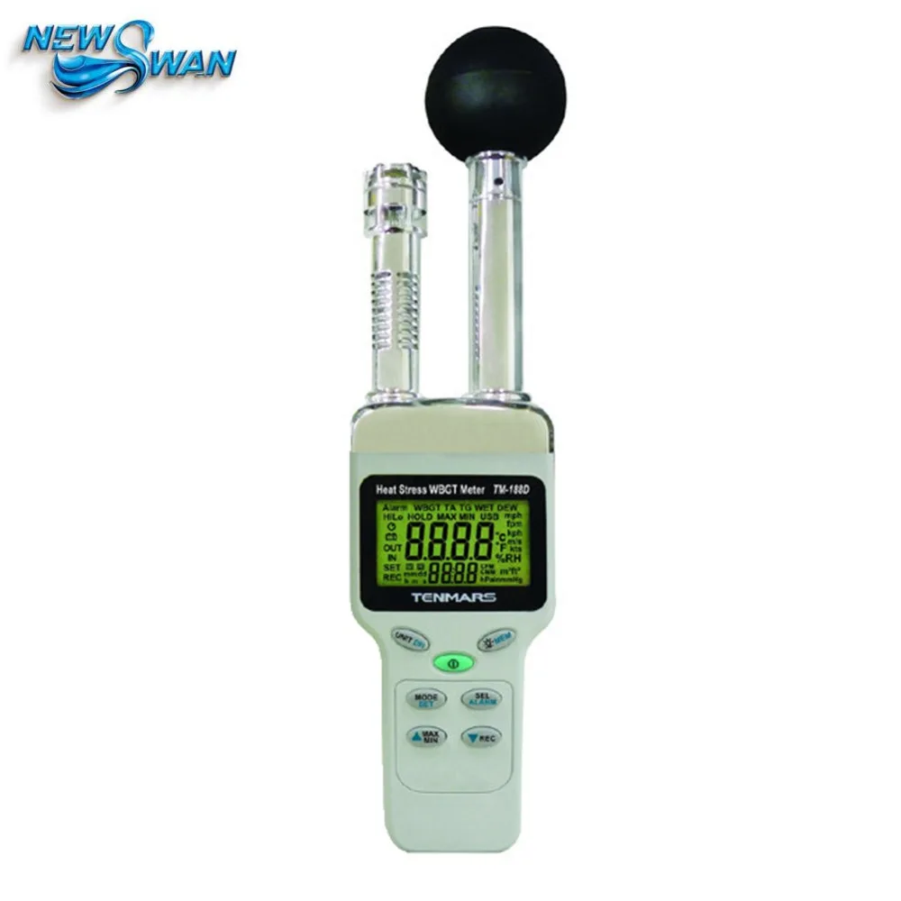 TM 188D Accurate Measurement Temperature Humidity Tester Heat Stress WBGT Meter in Temperature
