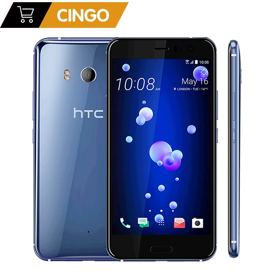 Оригинальный htc U11 5 Европейская версия 3000 мАч 4 Гб ОЗУ 64 Гб/128 GBROM Восьмиядерный 4G LTE