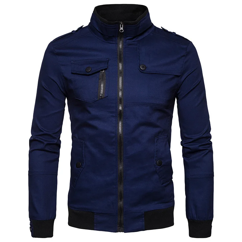

Spring and autumn men stand up for a cotton jacket, air force one large size flight jacket men