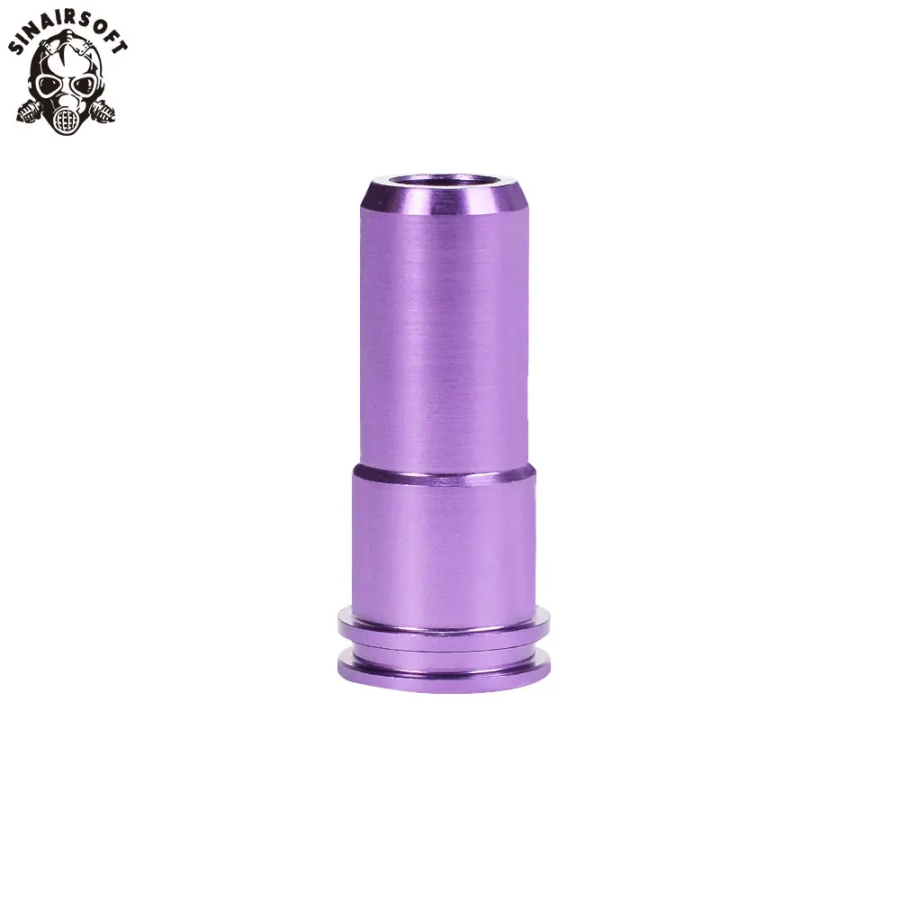 SHS 7075 Aluminum CNC Built-in single O-ring Preventg Air Leaking Seal AK Nozzle For Airsoft AEG Paintball Hunting Accessories