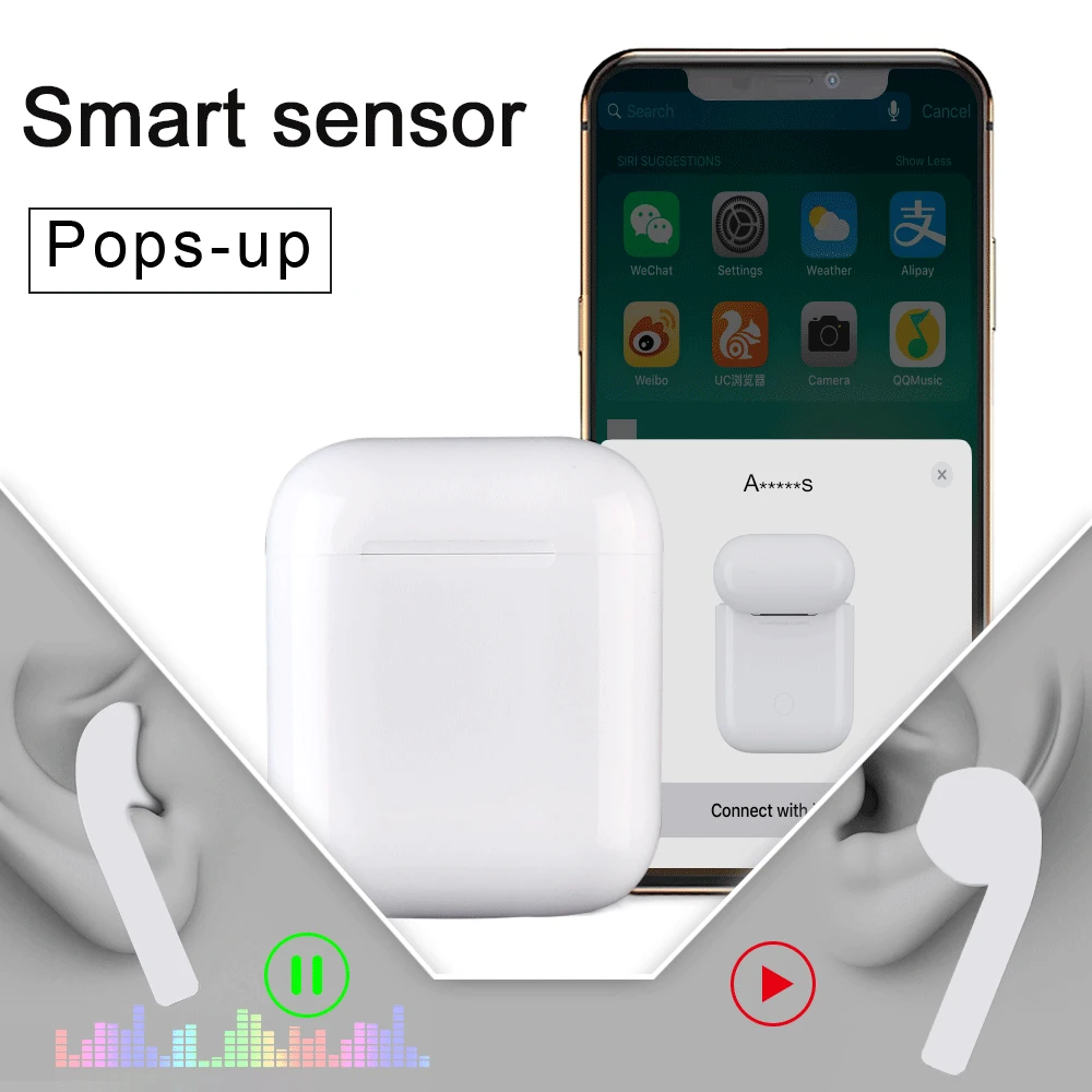 i20 TWS с чипом от Apple W1 ЛУЧШАЯ КОПИЯ AirPods - обзор