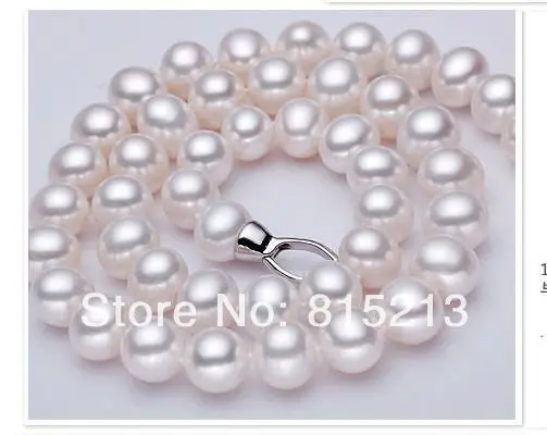 

FREE SHIPPING>>>@@ > N1112 HUGE NATURAL 18"12-13MM SOUTH SEA GENUINE WHITE PEARL NECKLACE