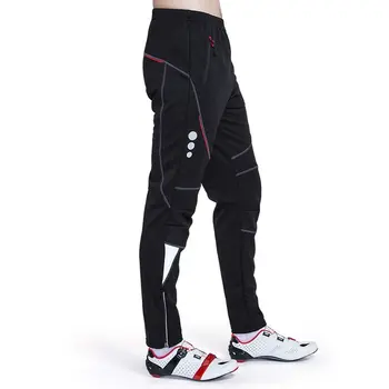 

Bike Athletic Pants Windproof Thermal Fleece Winter Bike Riding Running Sports Pants Trousers Clothes Men's Cycling Pants