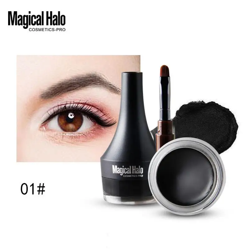 

Magical Halo Eyebrow pencil 3D Tint Waterproof Lasting Natural Makeup Cosmetics Eye brow Gel beauty tool with Brush TSLM2