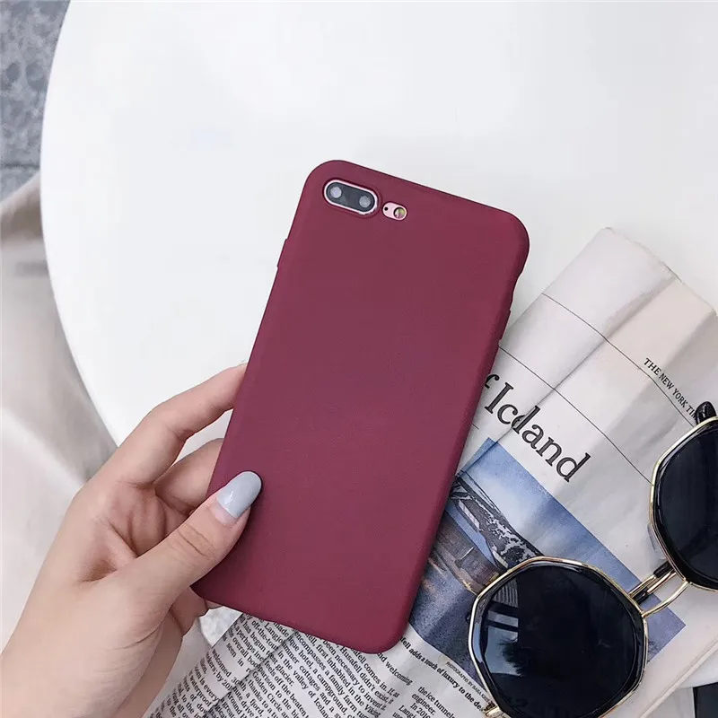 Мягкий чехол карамельного цвета для телефона Xiaomi Mi 8 9 SE A2 lite F1 на Redmi 8A 4x5 Plus 6A Note 5 7