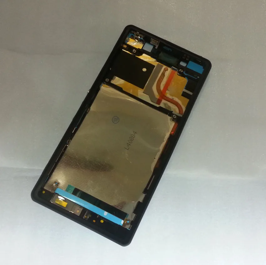 JEDX, для Sony Xperia Z3V D6708 спереди ЖК-дисплей среднюю панель с рамкой вокруг экрана шасси Корпус обложка+ пуговицы/USB SIM блок Крышка
