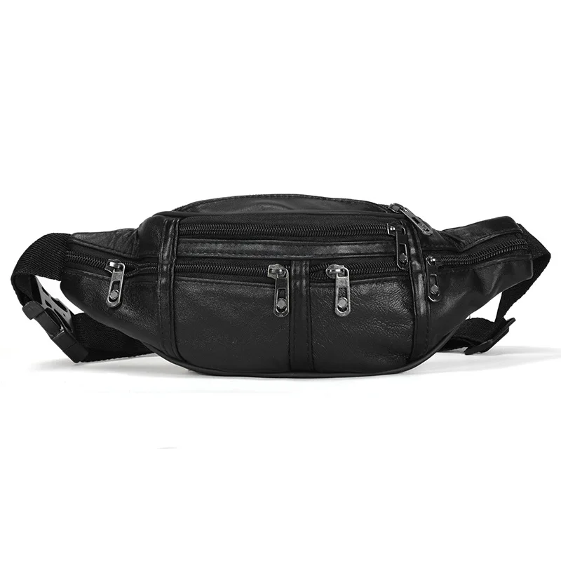 

2019 Fashion waist bag men's chest bag waterproof Fanny Pack casual Crossbody travel Wallet phone pack cigarette case