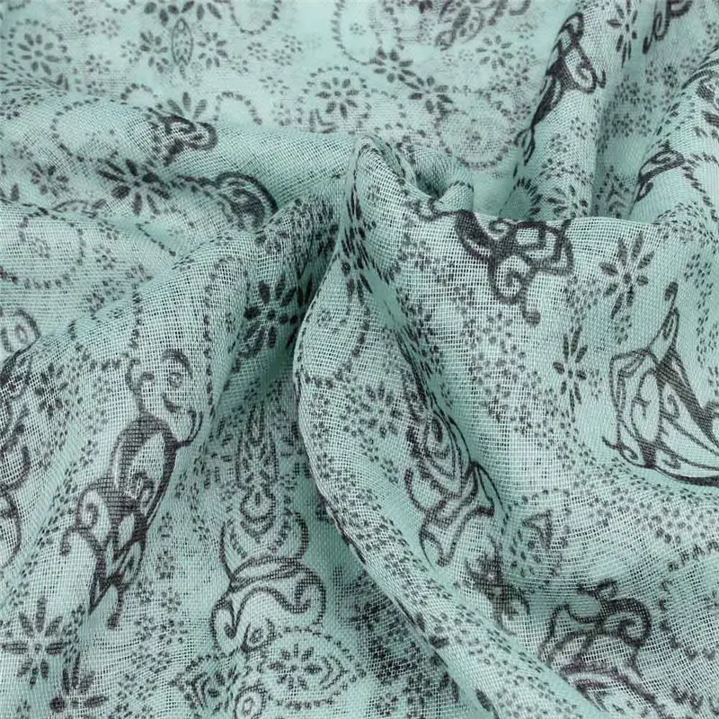 Women Lady Classical Print Scarf Sun Protection Gauze Kerchief women's scarves handkerchief hijab scarf 40FE2509