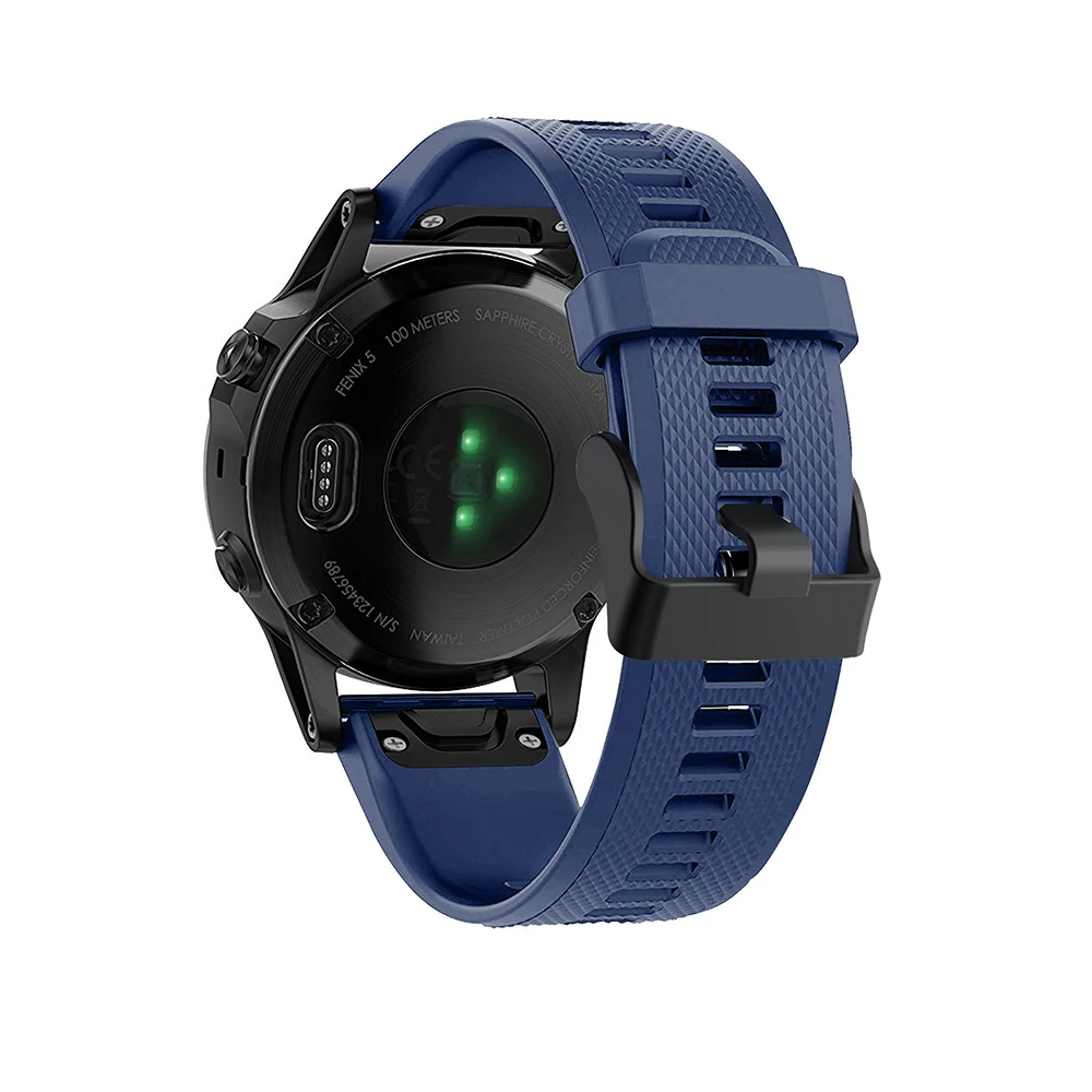 Для Garmin Fenix 5/5 plus Quick fit 22 мм браслет ремешок Смарт-часы силиконовый Easyfit ремешок для Forerunner 935/Approach S60