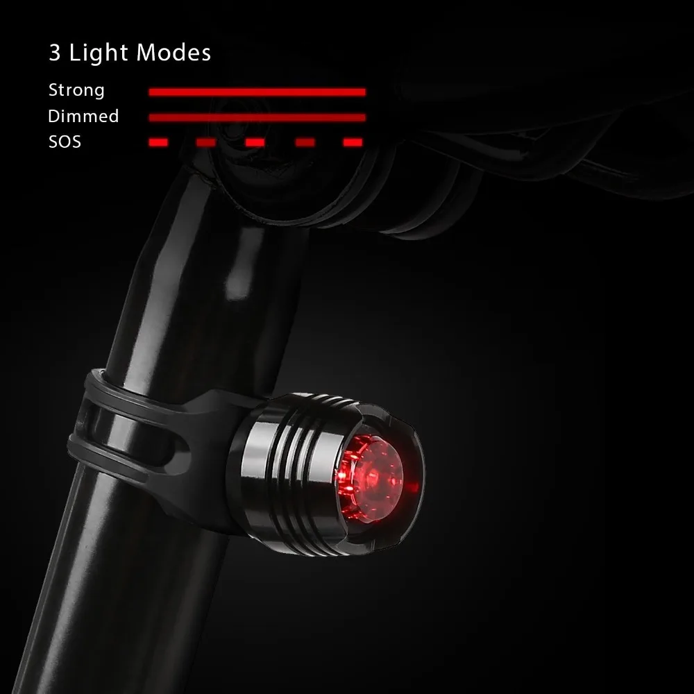Flash Deal MTB Cycling Light Headlight & Taillight Set For Bicycle Flashlight Front Torch+Rear Lamp Waterproof Bright Q5 Bike Accessories 16
