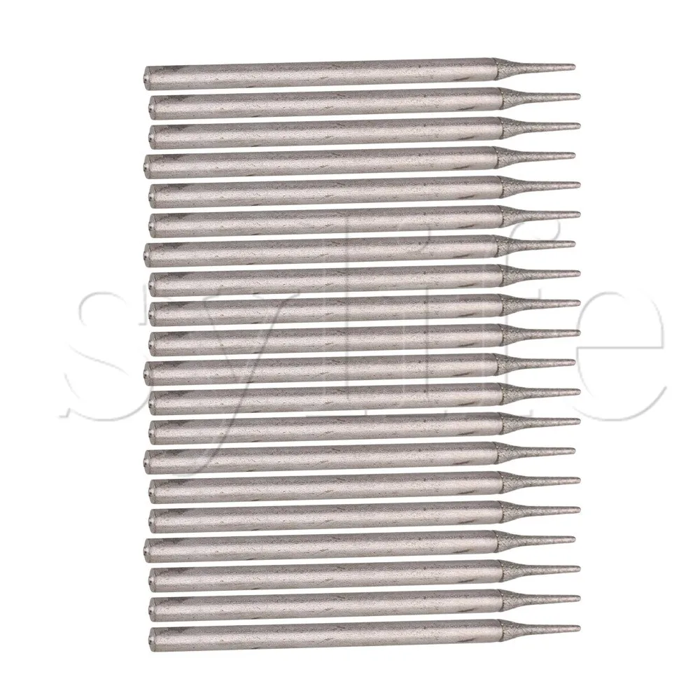 

Silver Jewelry Gems Drill Bits Diamond Coated Hole Saw Tools 0.7mm Set of 20