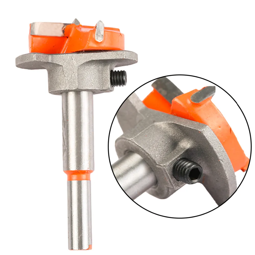 

Woodworking Hole Saw Drilling Tool 35mm Cemented Carbide Auger Drill Bit Drilling Tool Color Random milling cutter.