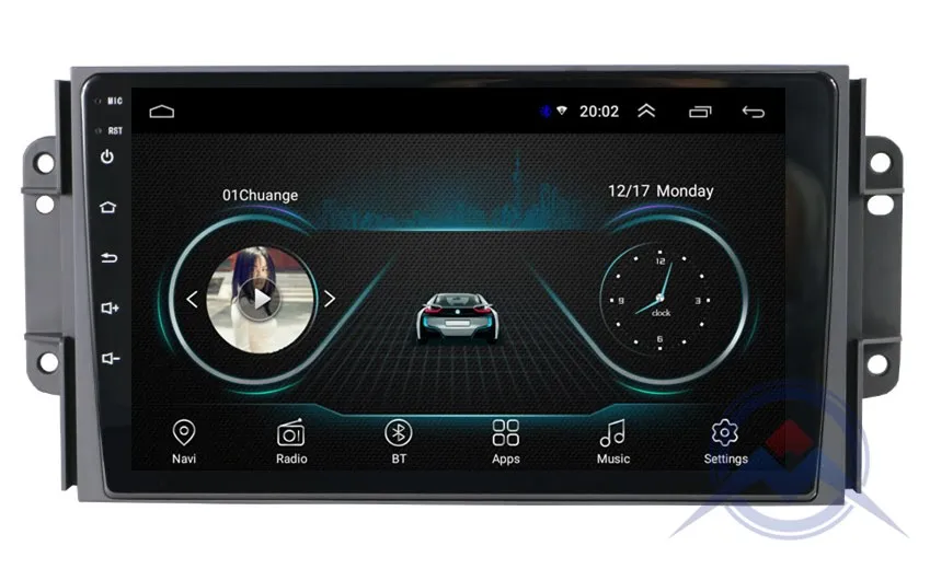 ZOHANAVI Android 9,0 9 дюймов Автомобильная магнитола для Chery Tiggo 3 3X Tiggo 2 dvd-плеер автомобиля с gps Navi, bluetooth, SWC, wifi