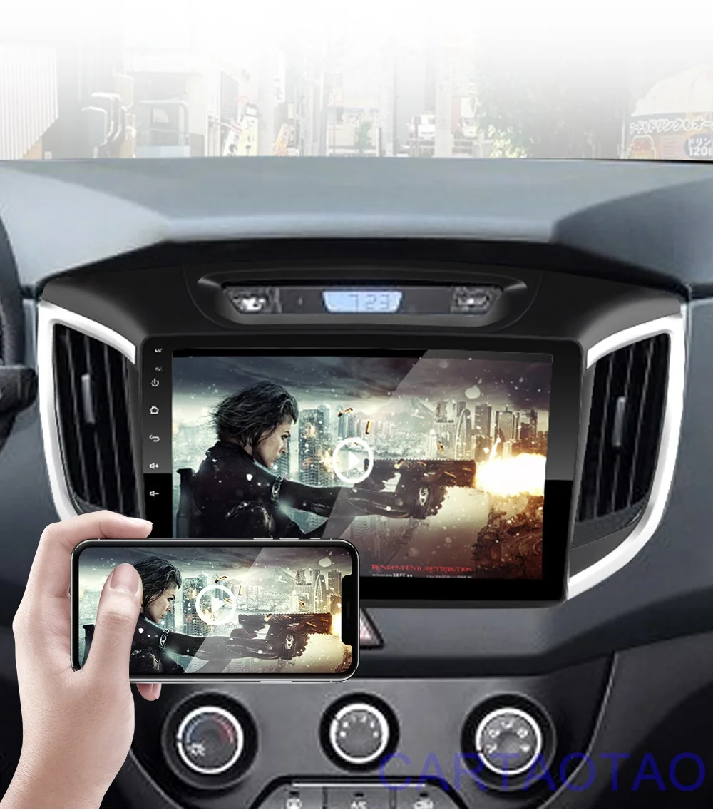 2G+ 32G 10," 2din Android 8,1 GO автомобильный dvd-плеер для hyundai Creta IX25 автомобильный Радио gps навигация wifi Bluetooth MP5 плеер