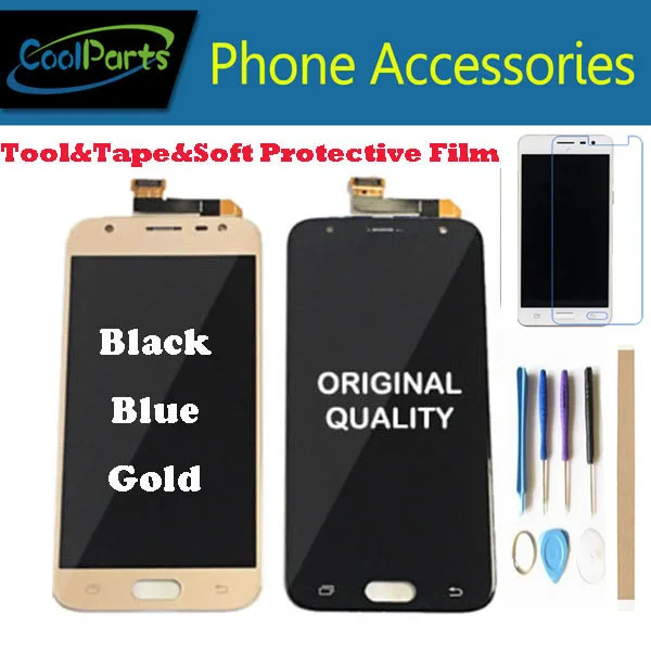 

1PC/Lot For Samsung Galaxy J3 2017 J330 J330F SM-J330 Samsung J330 LCD Display+Touch Screen Digitizer Assembly 4 Color+Kits