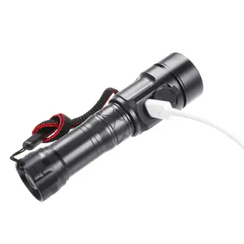

18000 Lumen L2 Glaring Flashlight Led New Glaring USB Rechargeable Outdoor Flashlight Super Bright Diving Flashlight LED