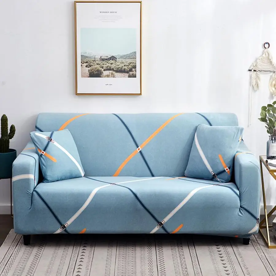 

Modern Sofa Couch Cover Elastic Dustproof Slipcover Sofa Cushion Protector Cover Sofa Protective Double Single Three Seat