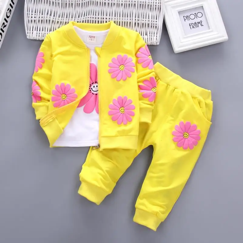 Roupas Infantis/детская одежда на весну и осень новый детский костюм из трех предметов с