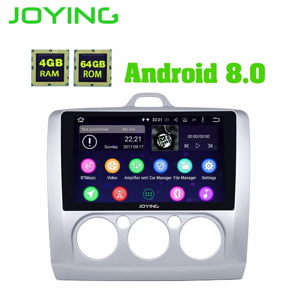 

JOYING Android 8.0 2 Din Stereo GPS System Car Radio For Ford/Focus 2005-2012 Octa Core 9 inch head unit Autoradio Video output