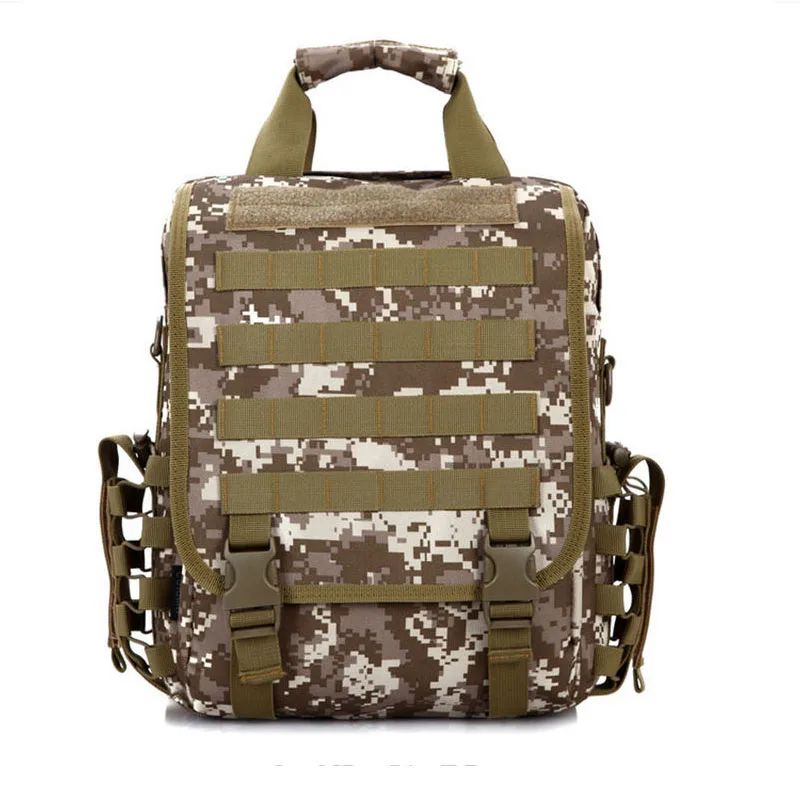 Рюкзак для ноутбука в Военном Стиле Тактические мужские дорожные сумки через плечо спортивные рюкзаки Molle водонепроницаемые школьные сумки для кемпинга XA164WA - Цвет: Desert Digital
