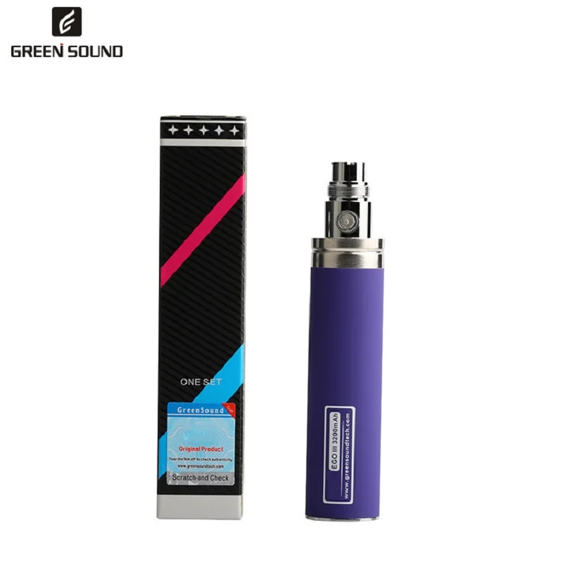 Оригинальный GS ego II 3200 мАч батарея электронная сигарета для Vape 510 CE4 CE5 H2 MT3